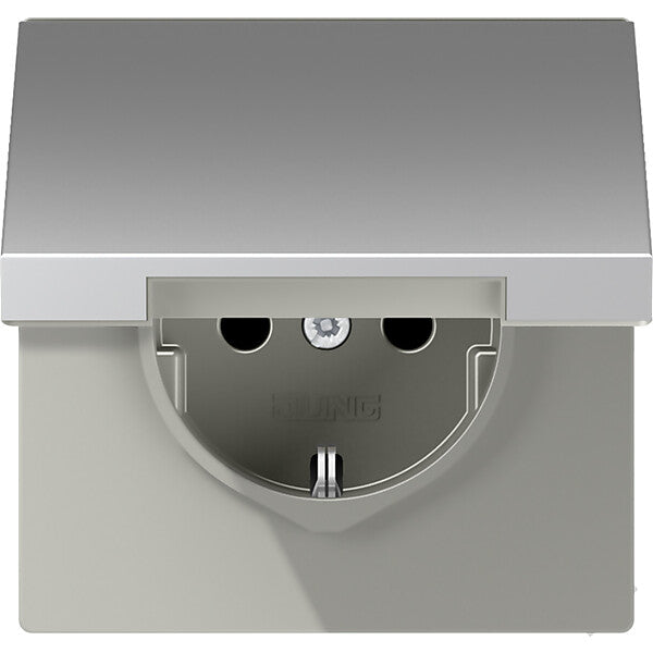JUNG SCHUKO-Steckdose 16A 250V Klappdeckel AL 1520 KIKL